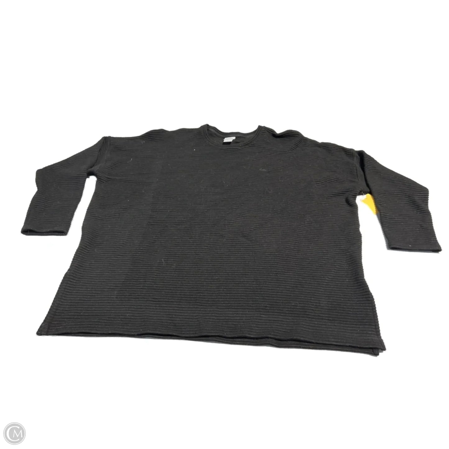 Top Long Sleeve By Chicos In Black, Size: L