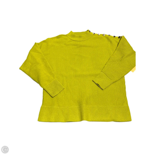 Top Long Sleeve By Tahari By Arthur Levine In Green, Size: S