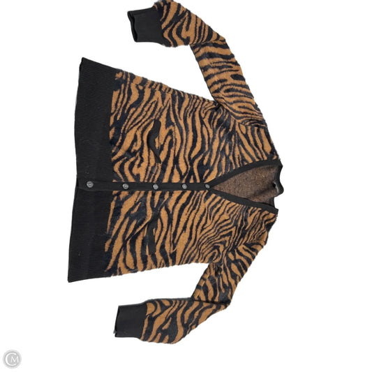 Cardigan By Banana Republic In Animal Print, Size: M