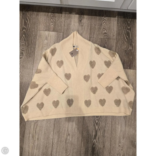 Sweater Cardigan By Cmb In Cream, Size: L