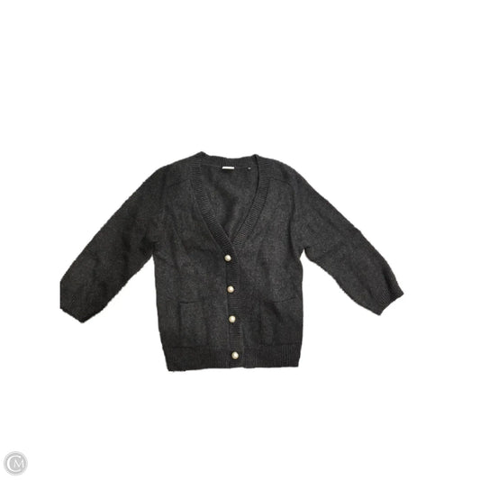 Sweater Cardigan By Cabi In Grey, Size: Xs