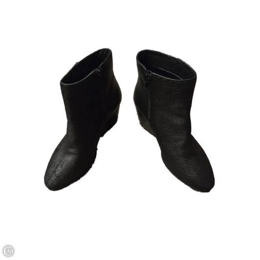 Boots Ankle Heels By Vaneli In Black, Size: 8.5