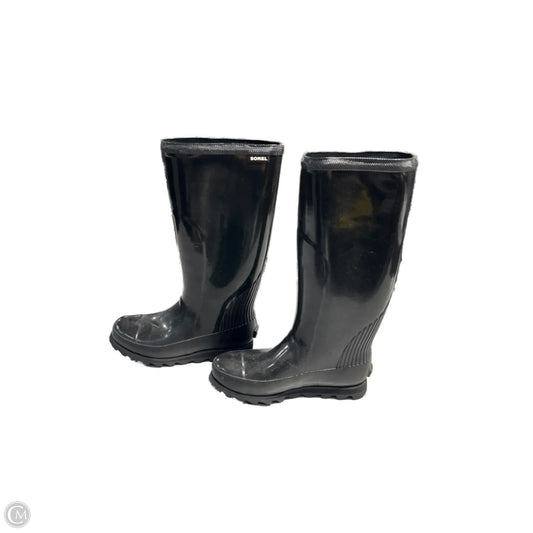 Boots Rain By Sorel In Black, Size: 8