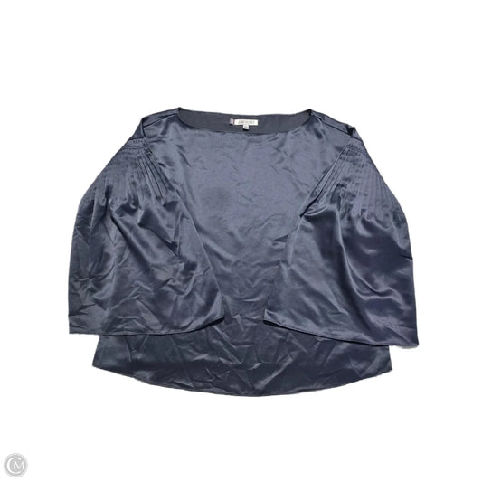 Blouse 3/4 Sleeve By Jennifer Lopez In Navy, Size: M