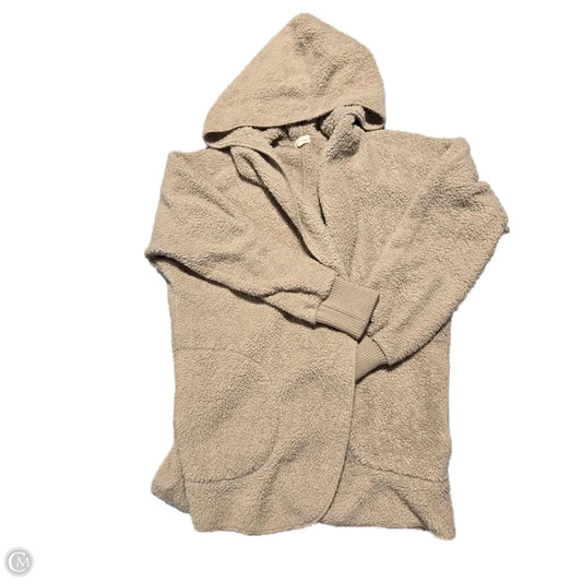 Jacket Faux Fur & Sherpa By Hem & Thread In Tan, Size: Osfm
