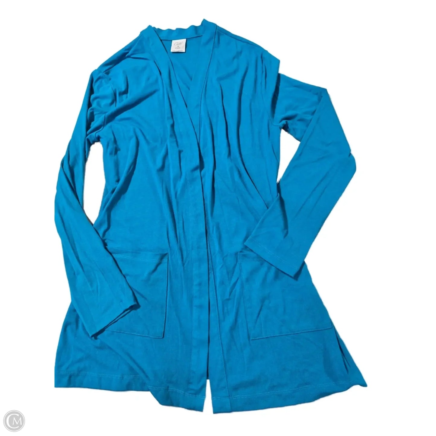 Cardigan By Cmf In Teal, Size: S