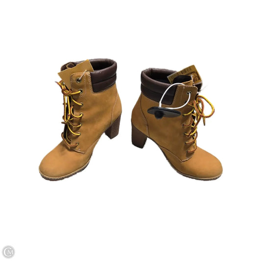 Shoes Heels Wedge By Timberland In Tan, Size: 7
