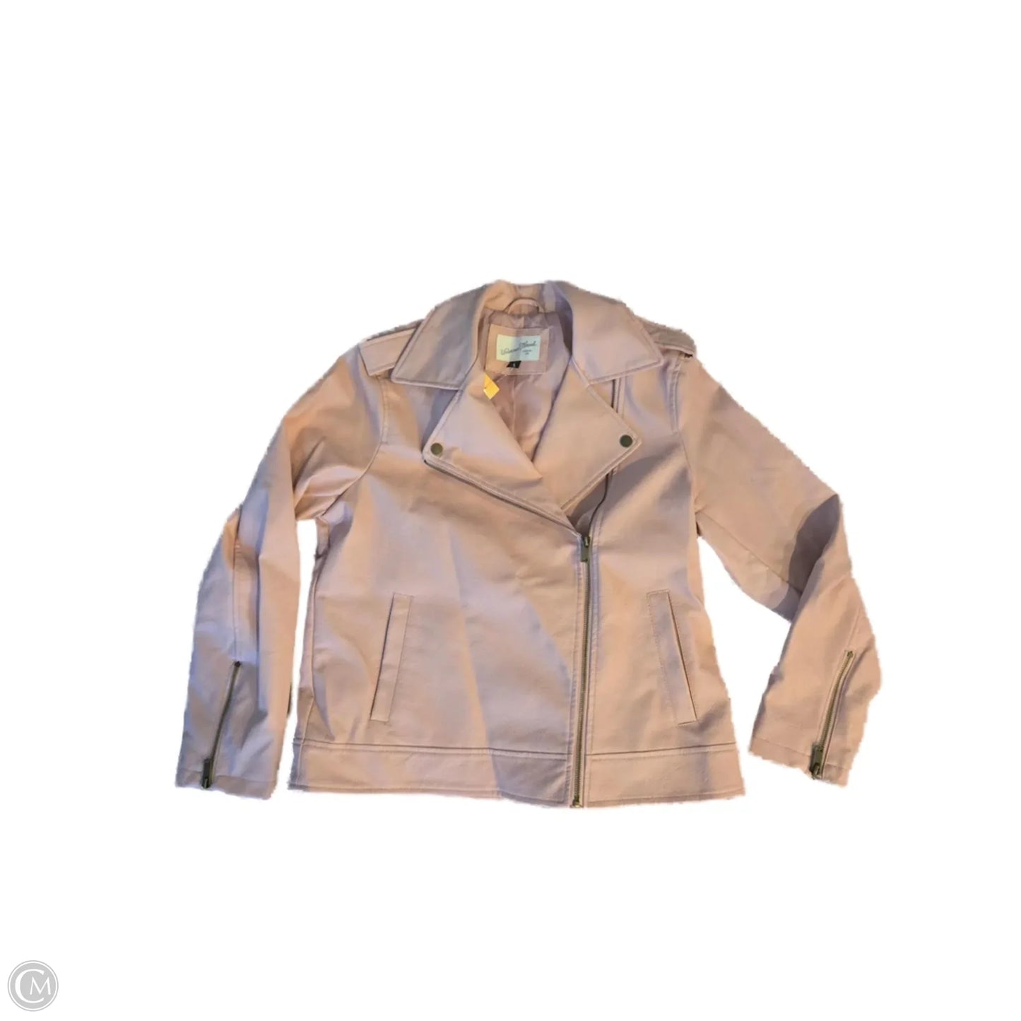 Jacket Leather By Universal Thread In Pink, Size: M