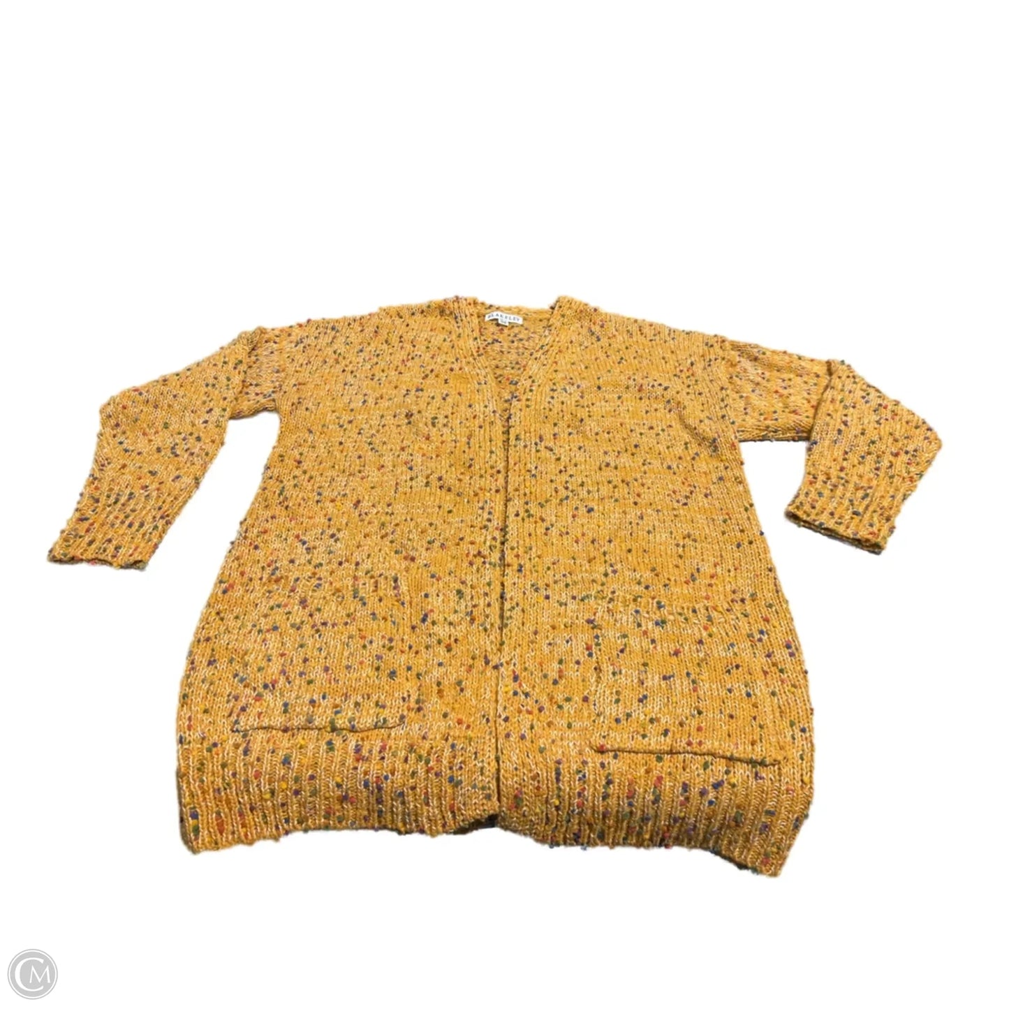 Cardigan By Cme In Yellow, Size: Osfm