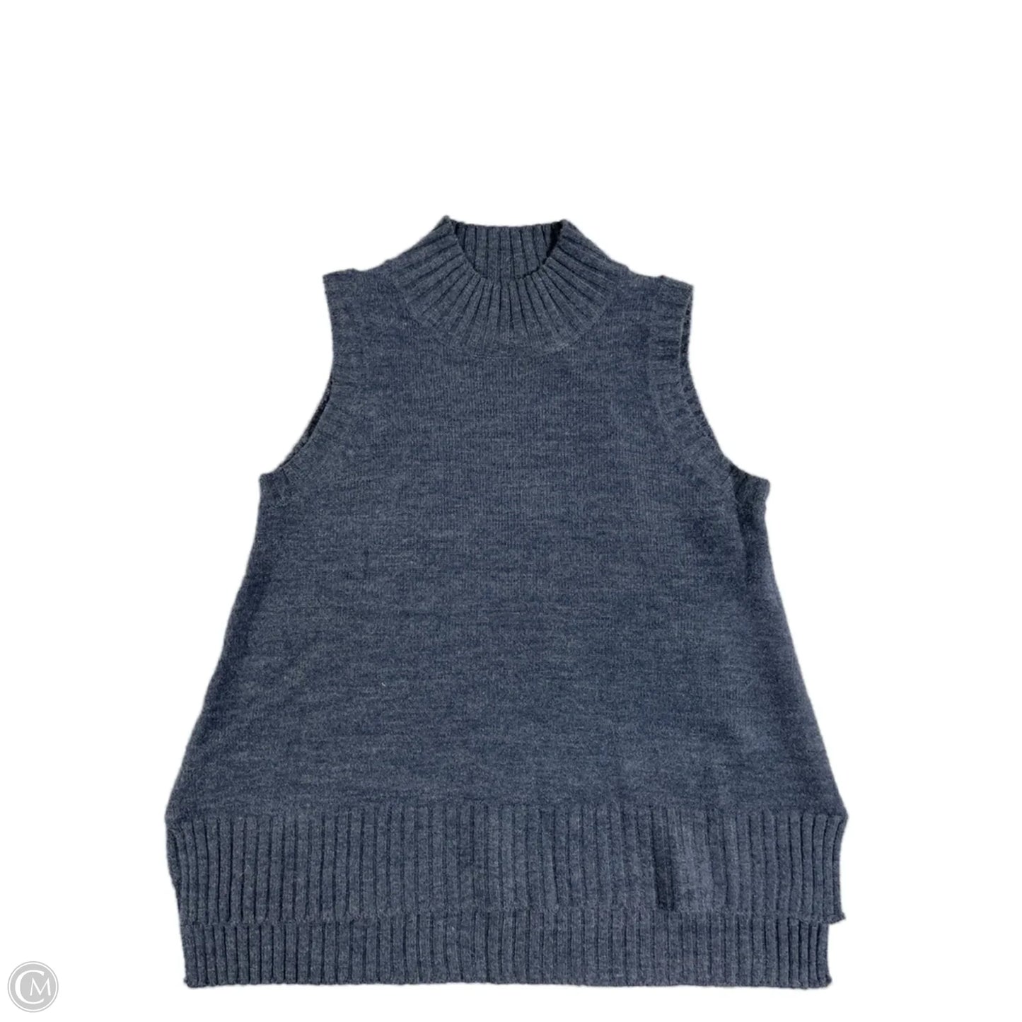 Vest Sweater By French Connection In Blue, Size: S