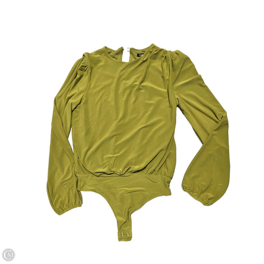 Bodysuit By Express In Green, Size: Xs