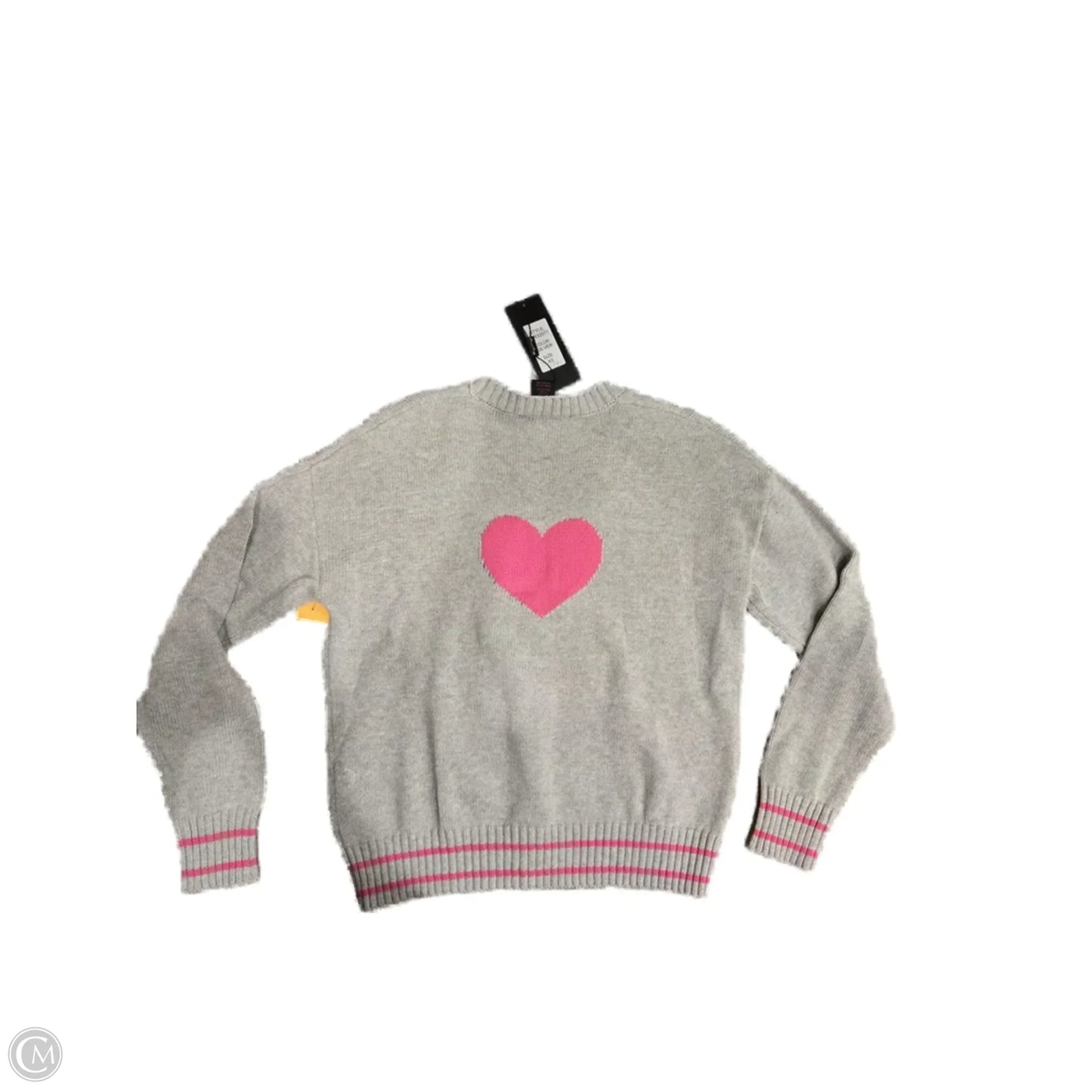 Sweater Cardigan By Cmb In Grey, Size: Xs