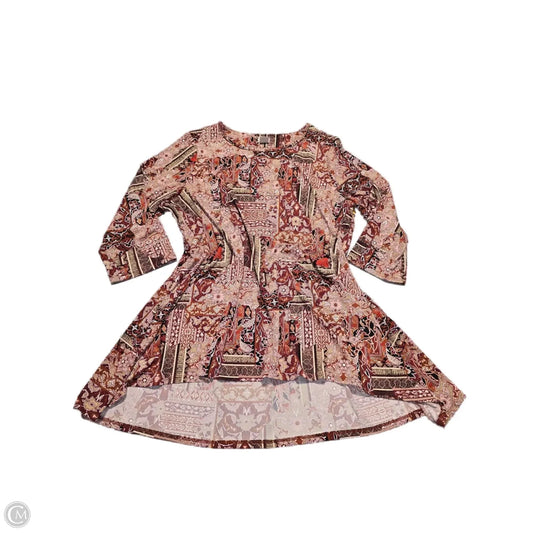 Top Long Sleeve By Chicos In Red, Size: Xl