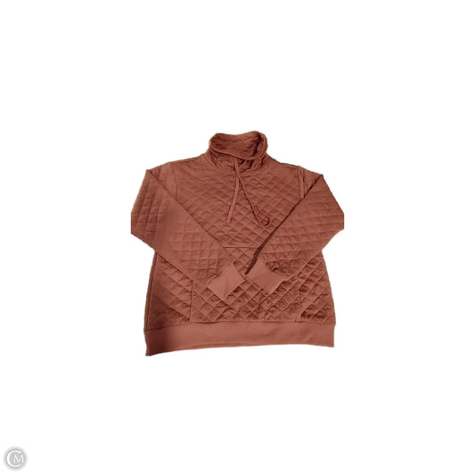 Sweatshirt Collar By Doe & Rae In Brown, Size: S