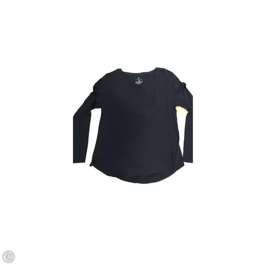 Top Long Sleeve Basic By New York And Co In Black, Size: M