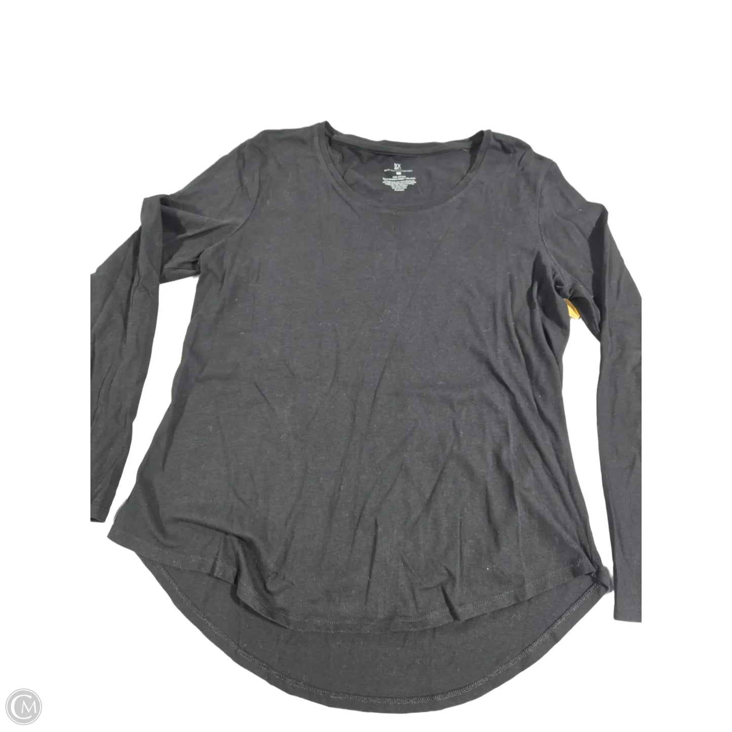 Top Long Sleeve Basic By New York And Co In Black, Size: M