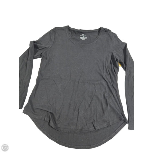 Top Long Sleeve Basic By New York And Co In Black, Size: M