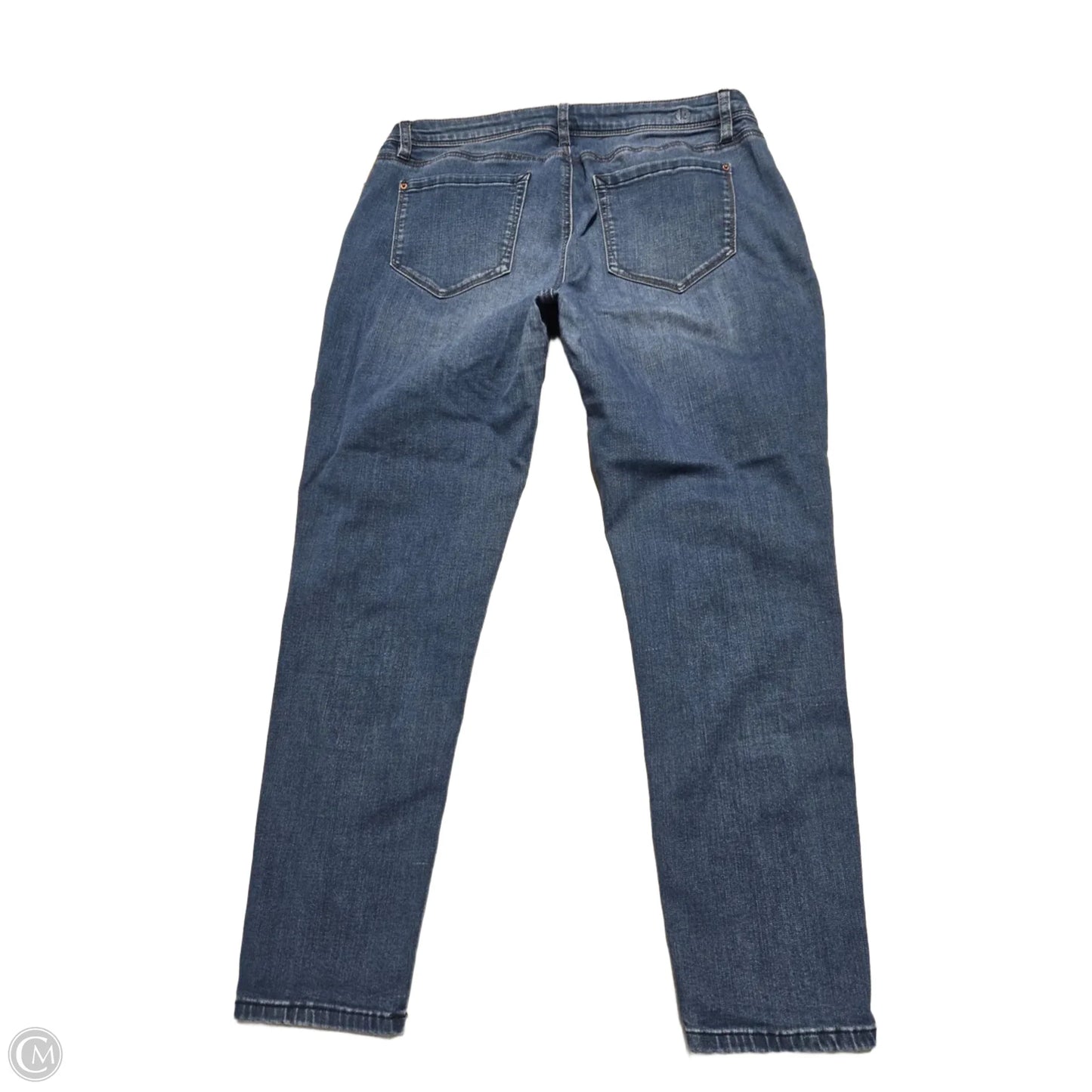 Jeans Skinny By Kensie In Blue Denim, Size: 16