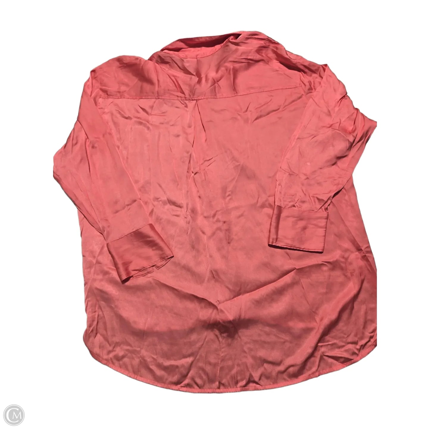 Blouse Long Sleeve By Old Navy In Pink, Size: Xl