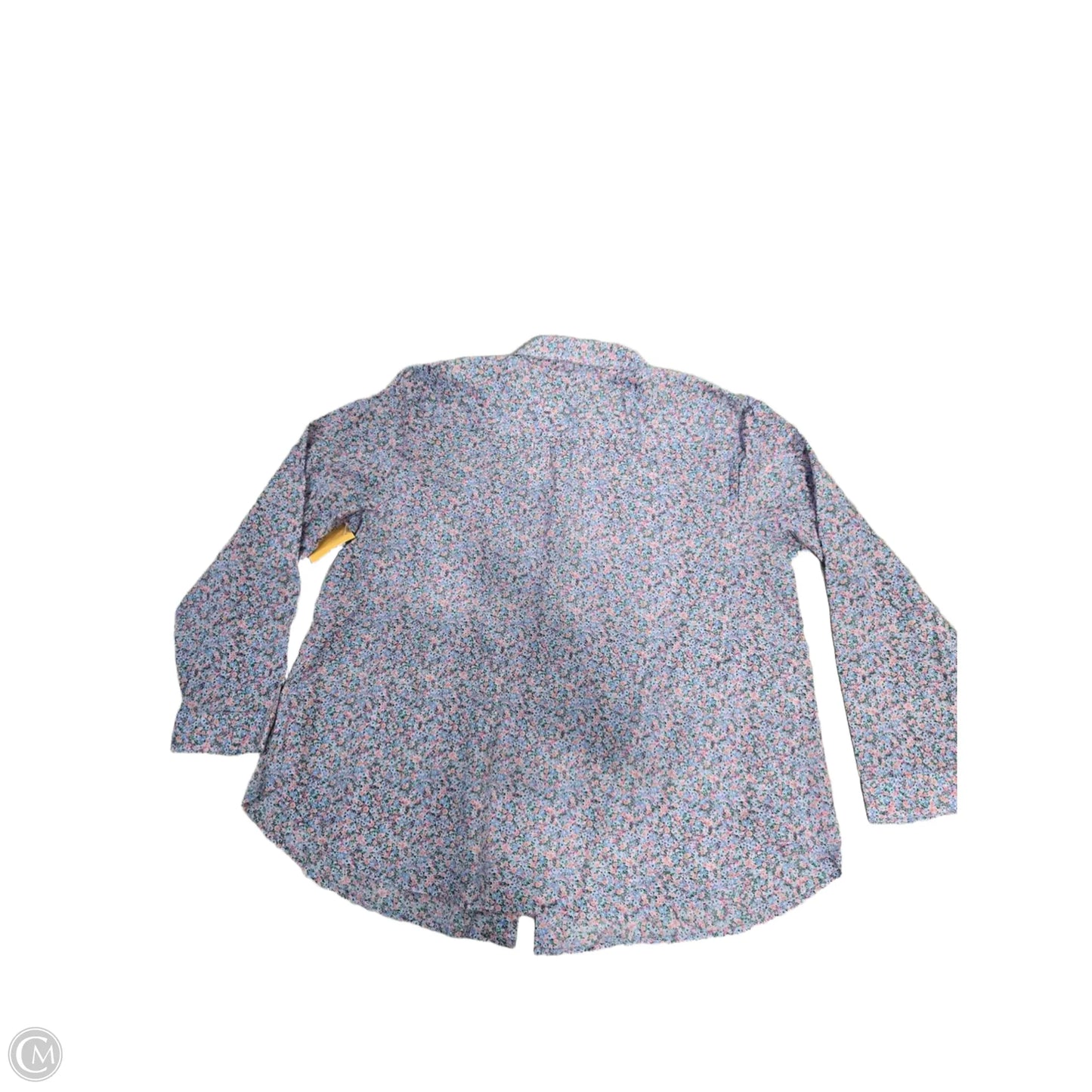 Blouse 3/4 Sleeve By J. Jill In Floral Print, Size: Mp