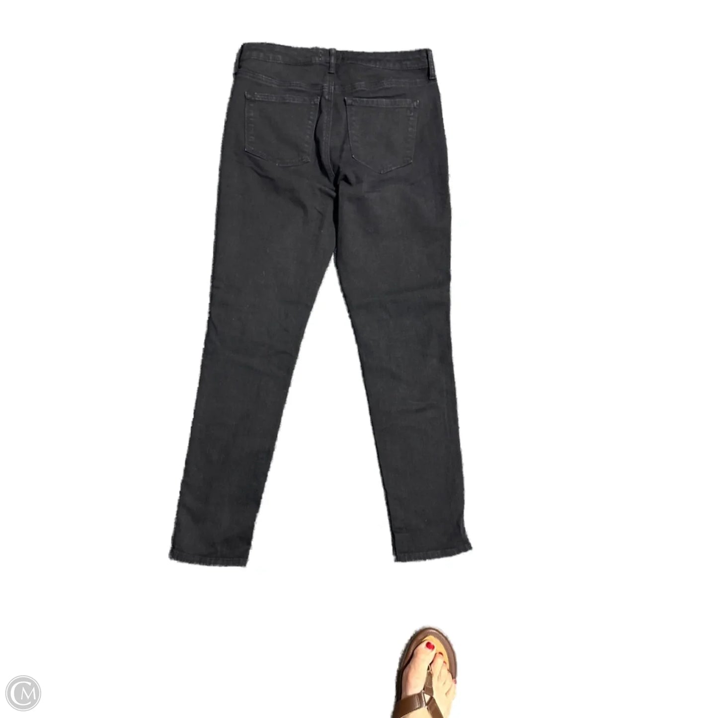 Jeans Skinny By Jessica Simpson In Black Denim, Size: 8