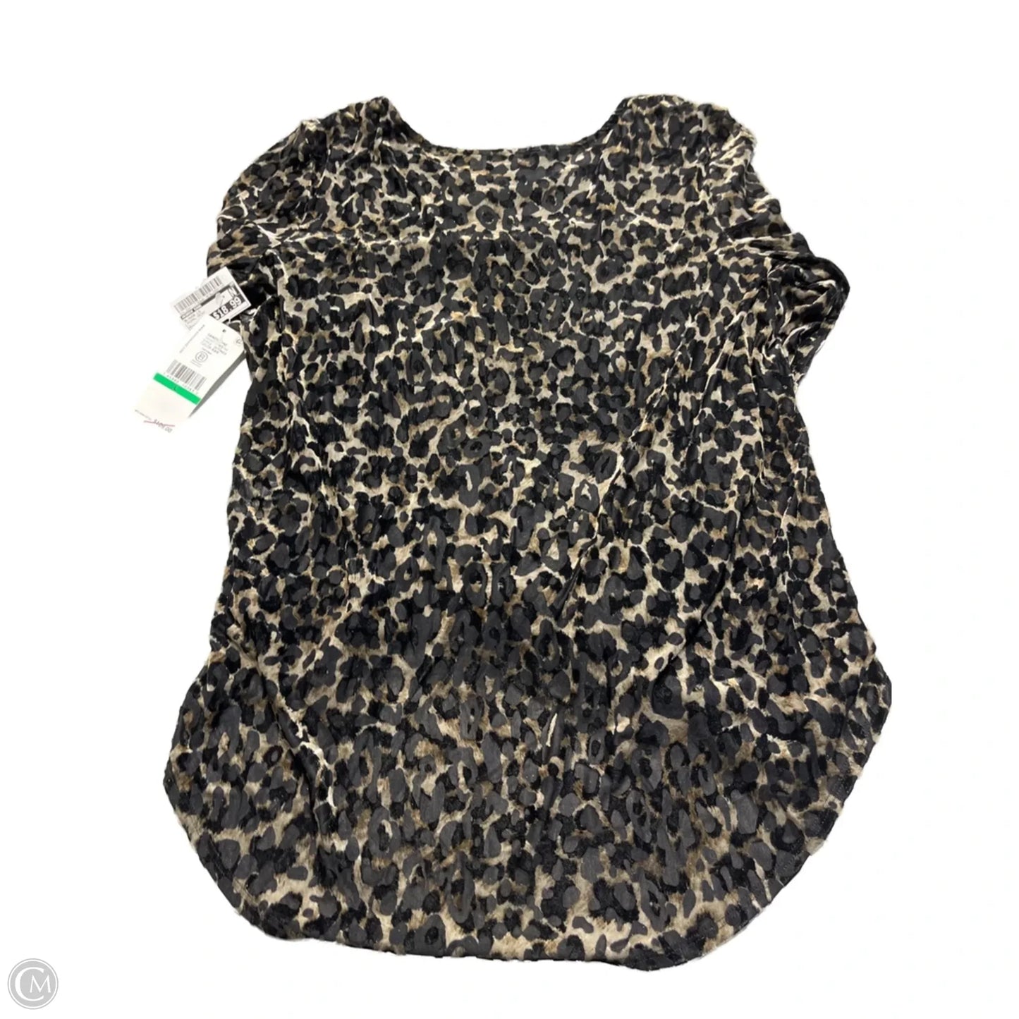 Blouse Long Sleeve By Karen Kane In Animal Print, Size: L