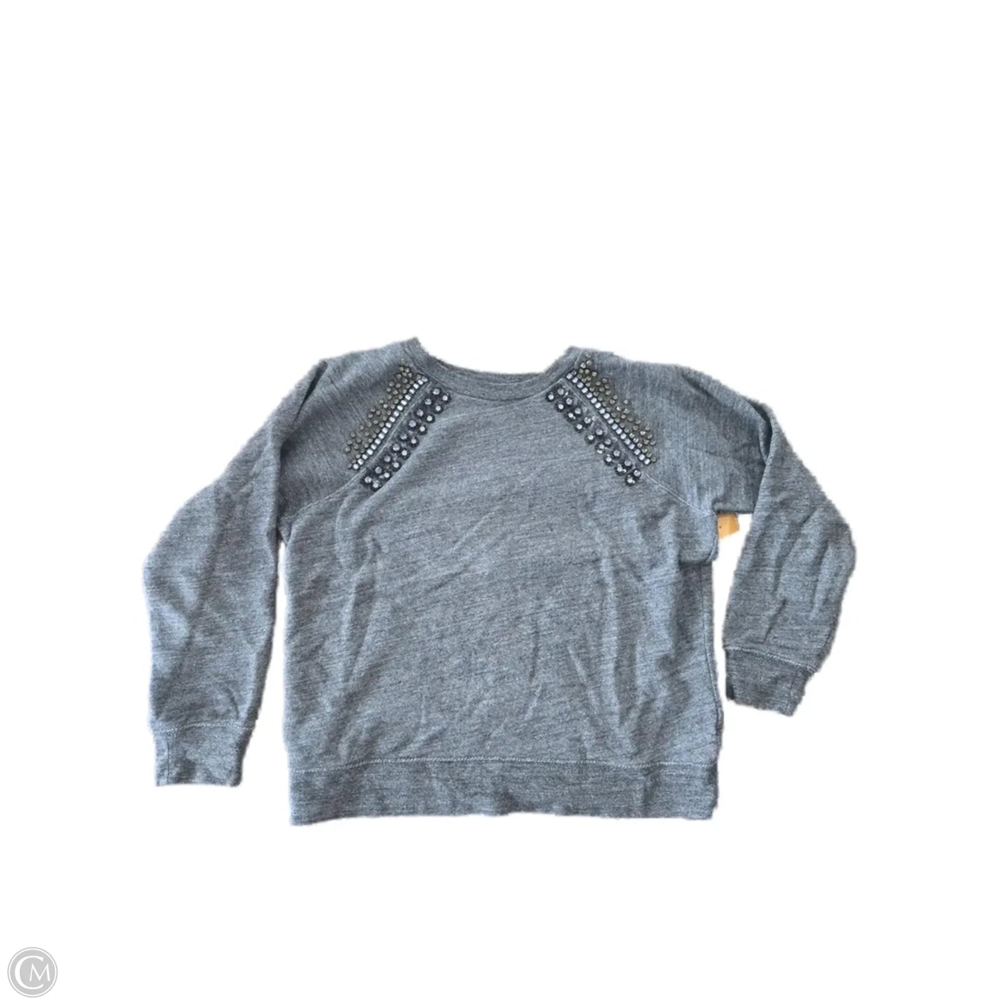 Sweatshirt Crewneck By J. Crew In Grey, Size: M