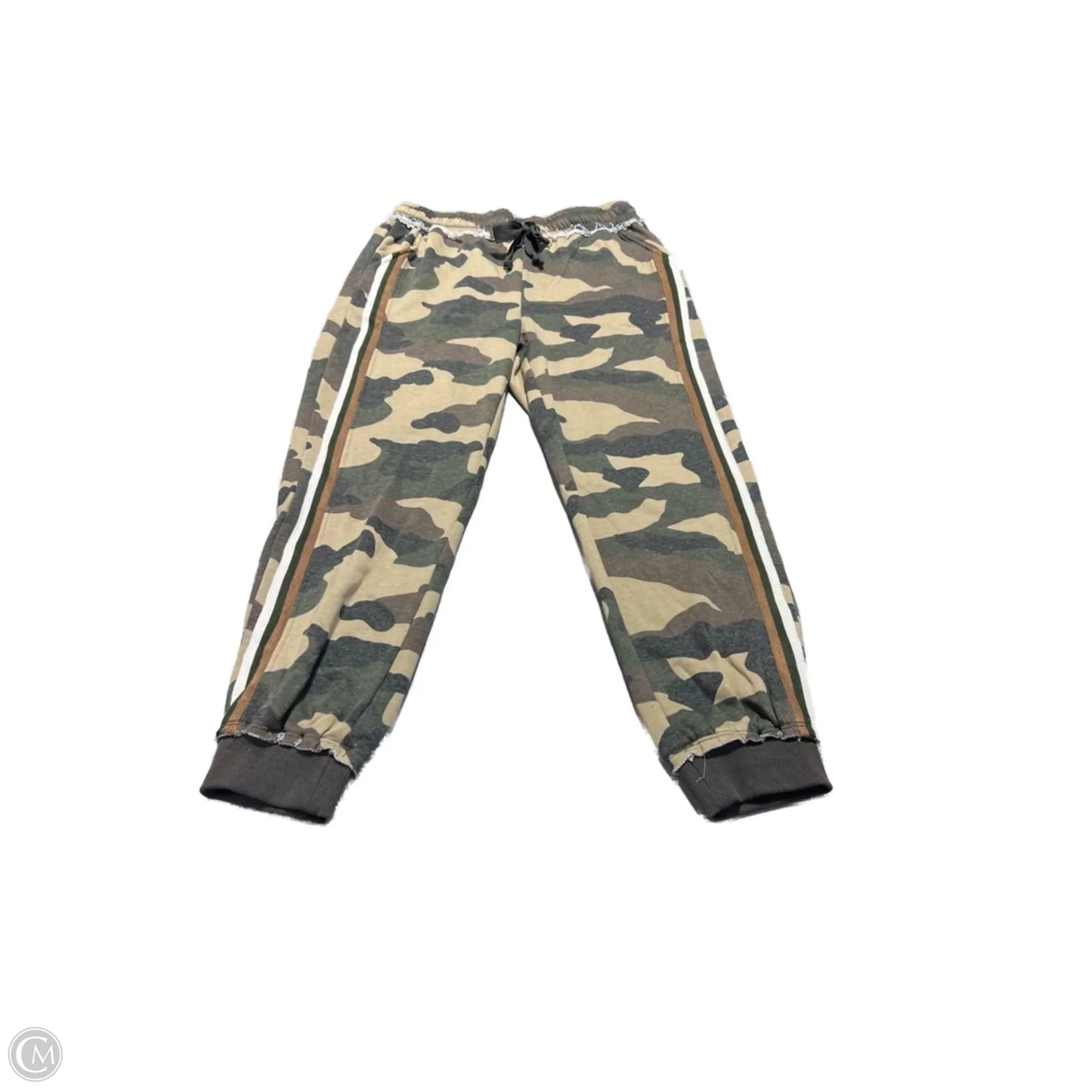 Pants Joggers By Mystree In Camouflage Print, Size: L