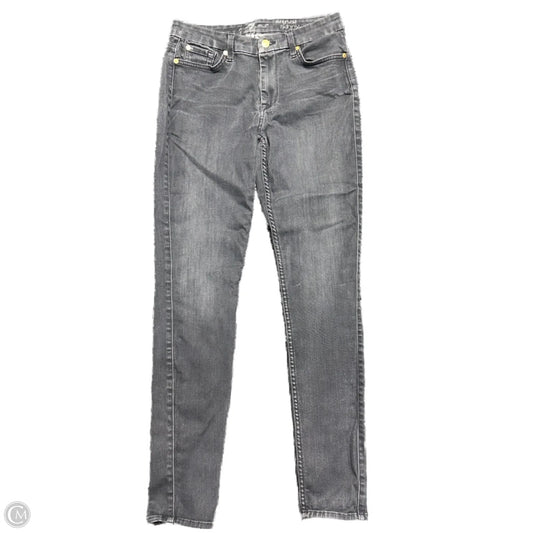 Jeans Skinny By 7 For All Mankind In Grey Denim, Size: 8