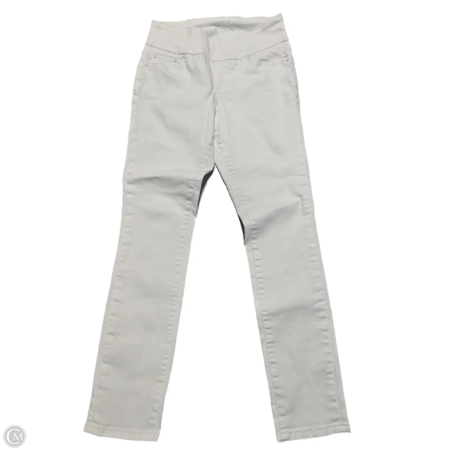 Jeans Skinny By Jag In White Denim, Size: 4