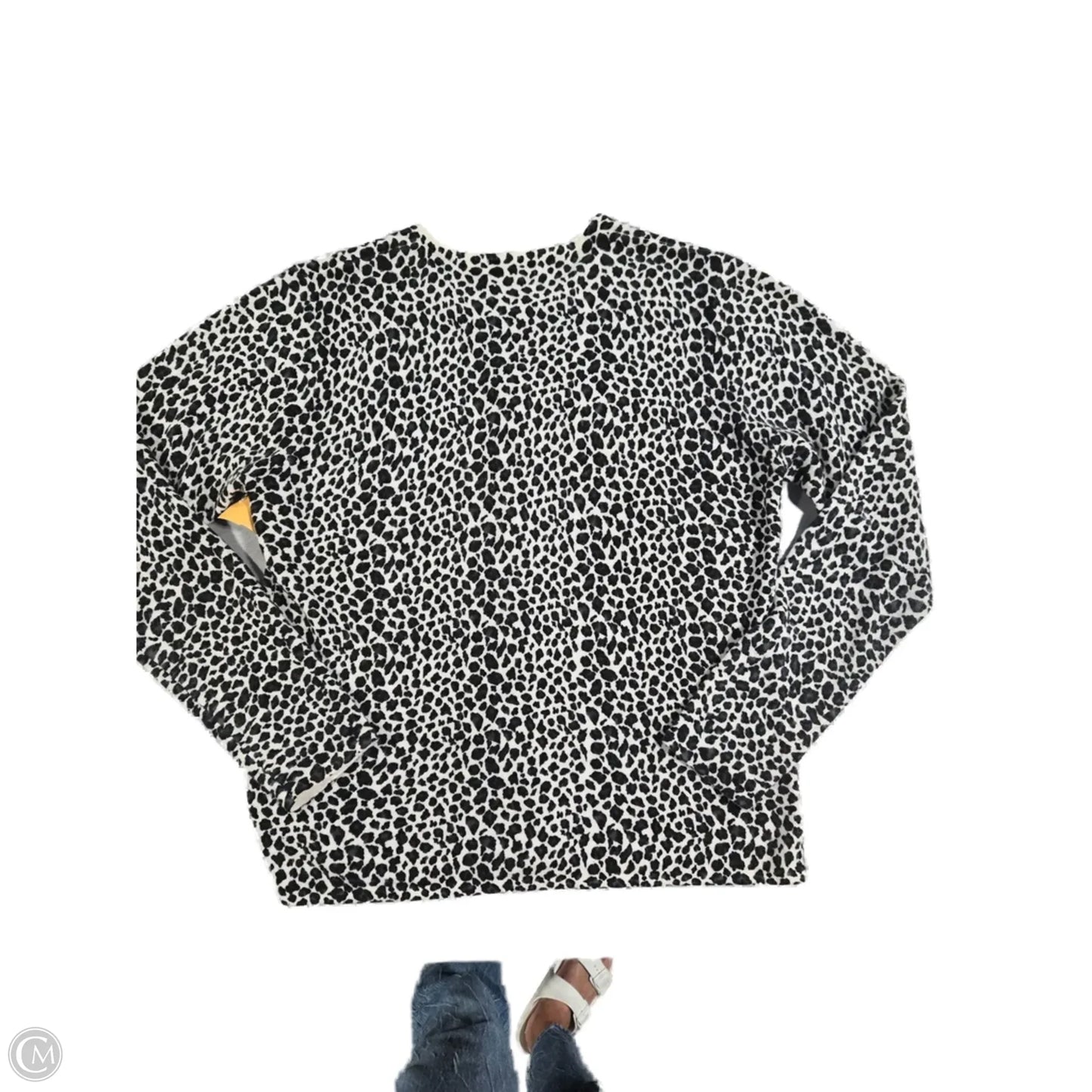 Sweater By Yarnworks In Animal Print, Size: M