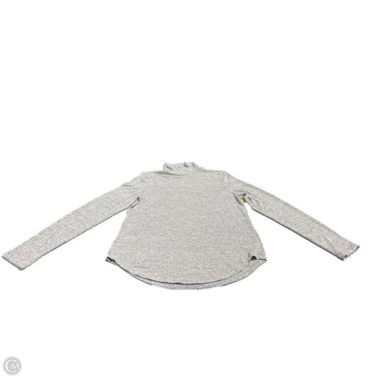 Top Long Sleeve By Banana Republic In Grey, Size: M