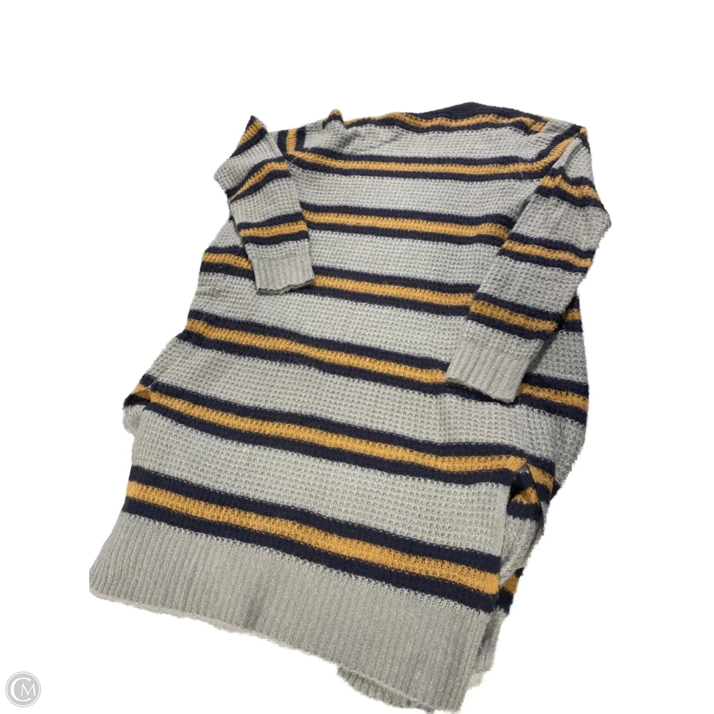Sweater By Hem & Thread In Blue & Grey, Size: S