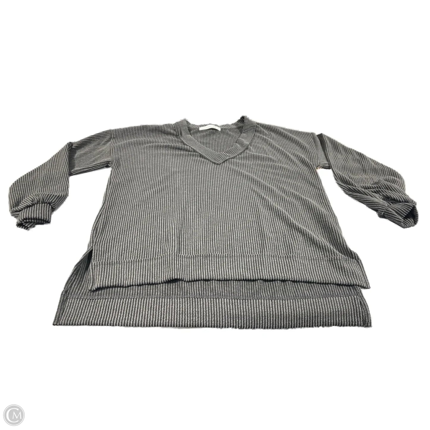 Top Long Sleeve By Altard State In Grey, Size: S