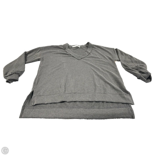Top Long Sleeve By Altard State In Grey, Size: S