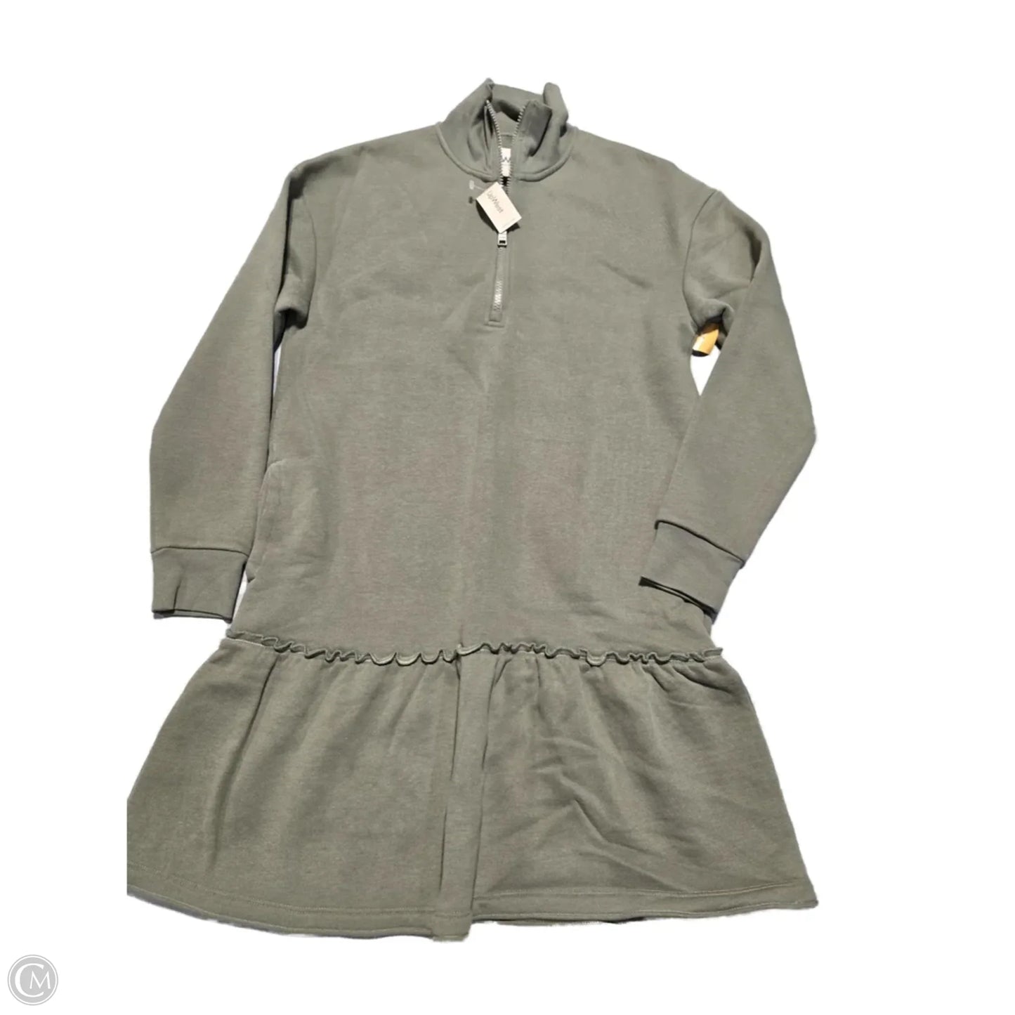 Dress Casual Short By Cme In Green, Size: Xs