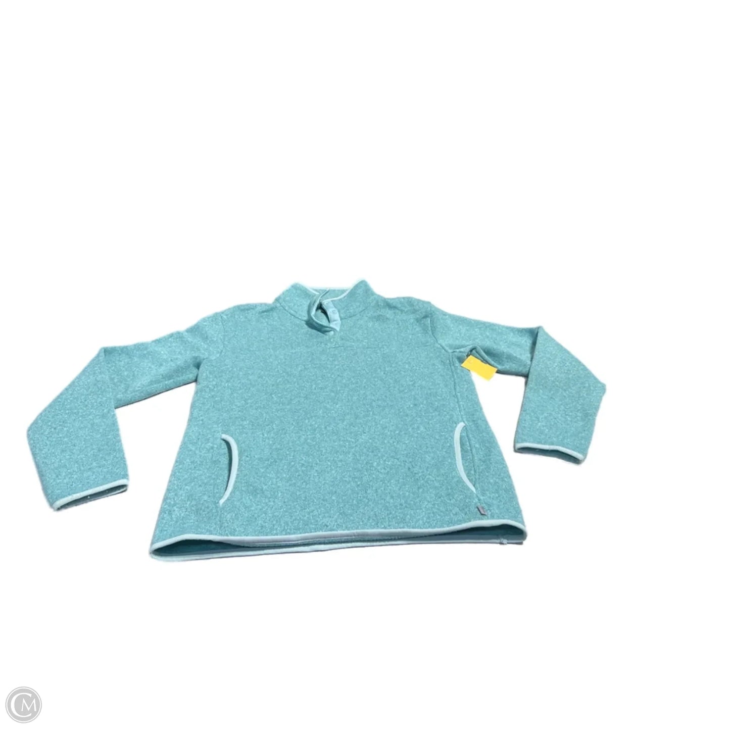 Top Long Sleeve By Eddie Bauer In Teal, Size: M