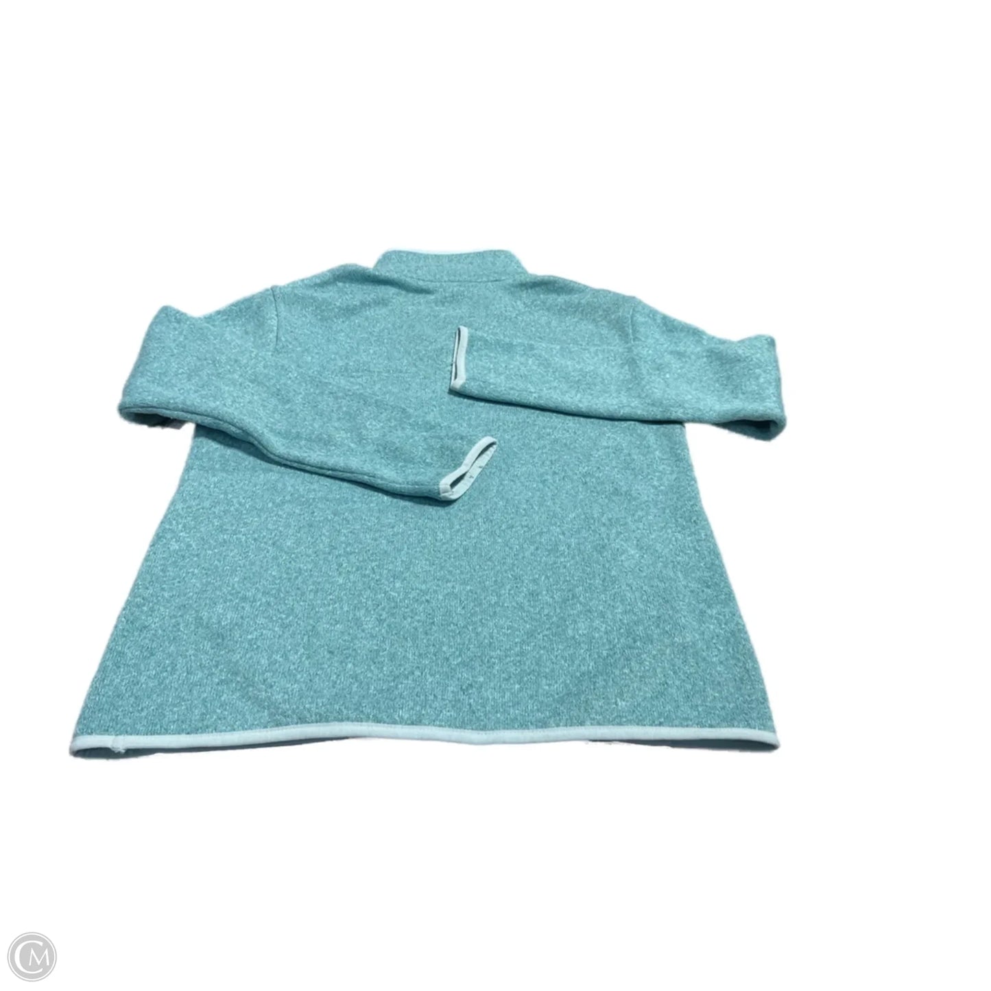 Top Long Sleeve By Eddie Bauer In Teal, Size: M