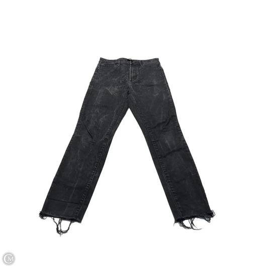 Jeans Cropped By Leith In Black Denim, Size: 8