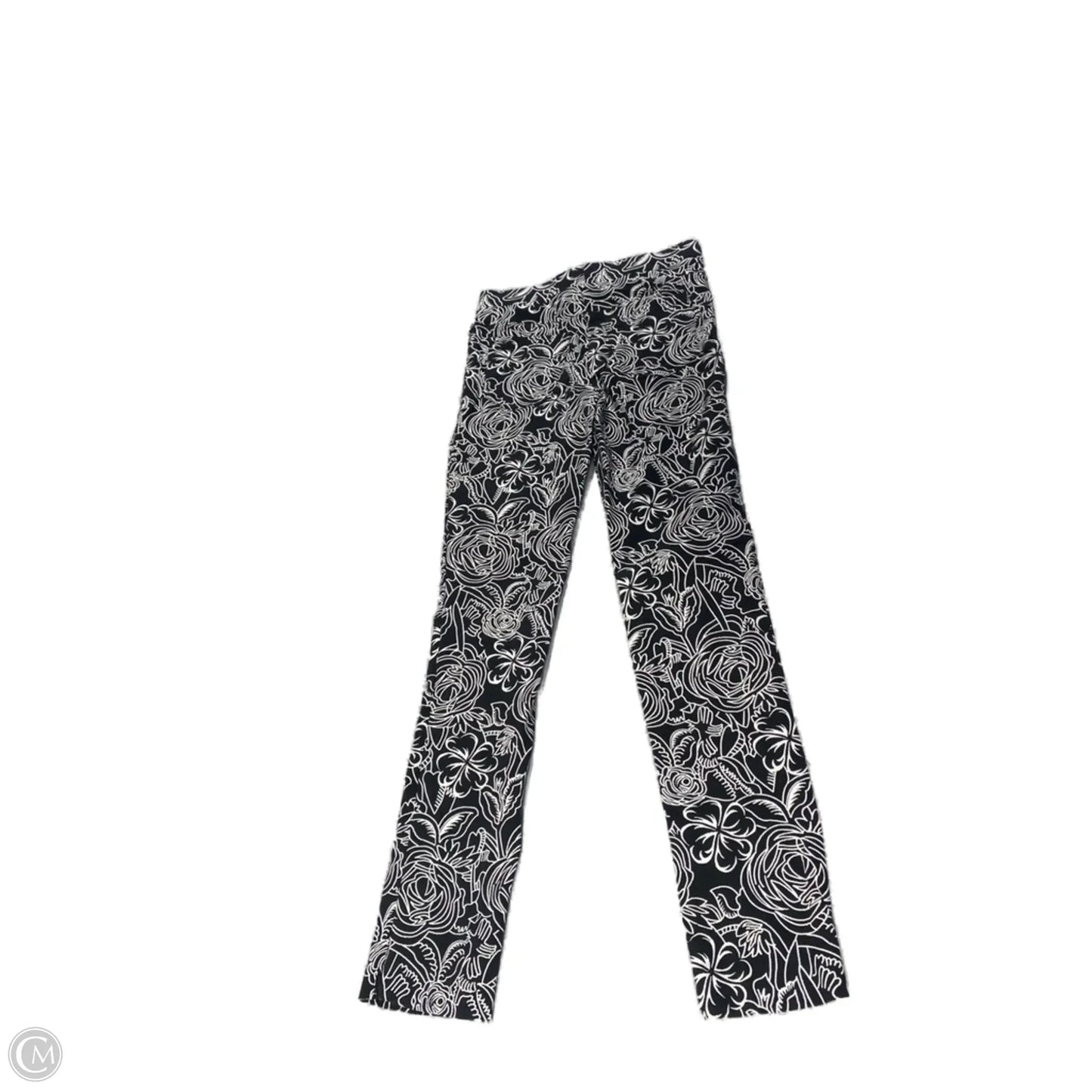 Pants Chinos & Khakis By Joseph Ribkoff In Black & White, Size: 2