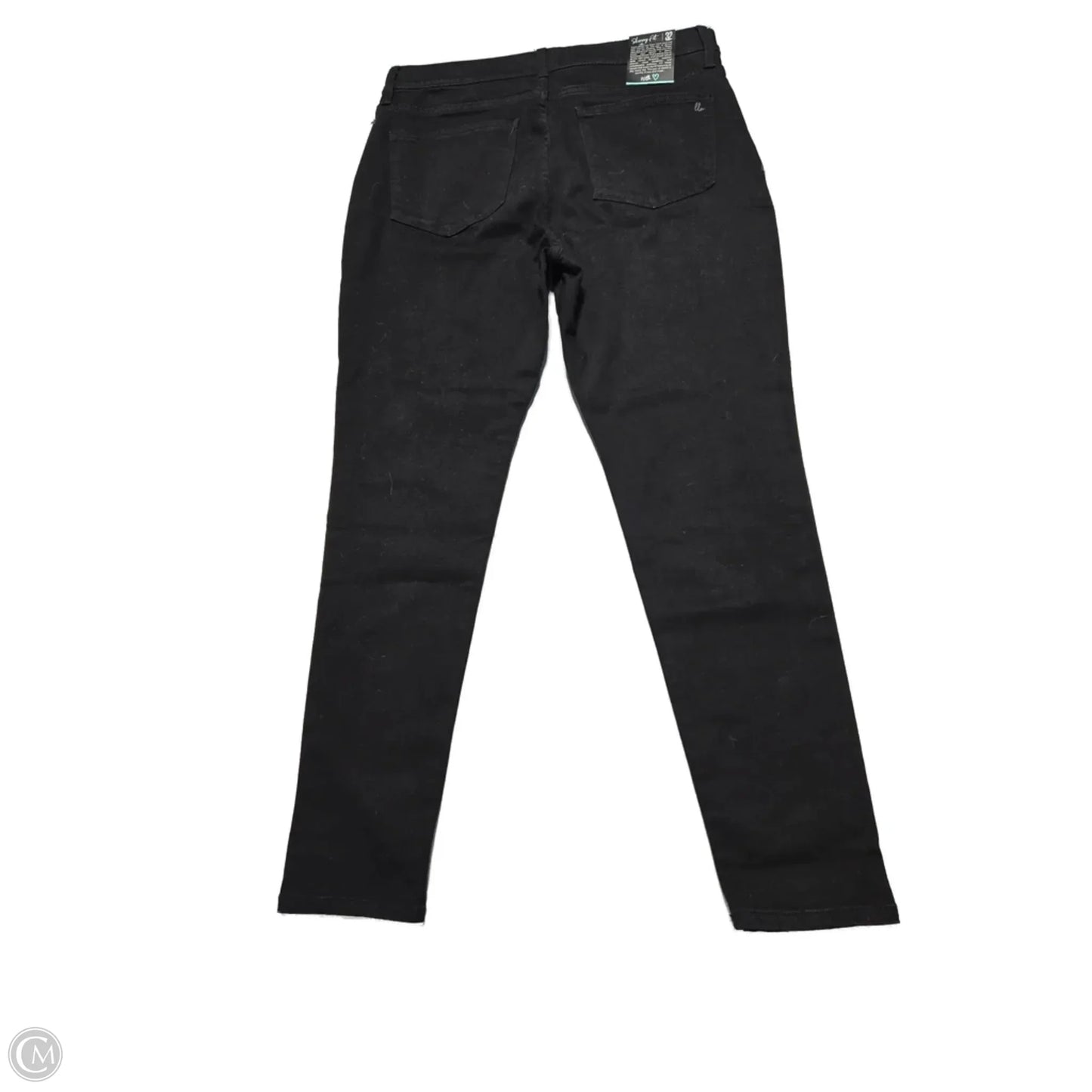 Jeans Skinny By Lularoe In Black Denim, Size: 12