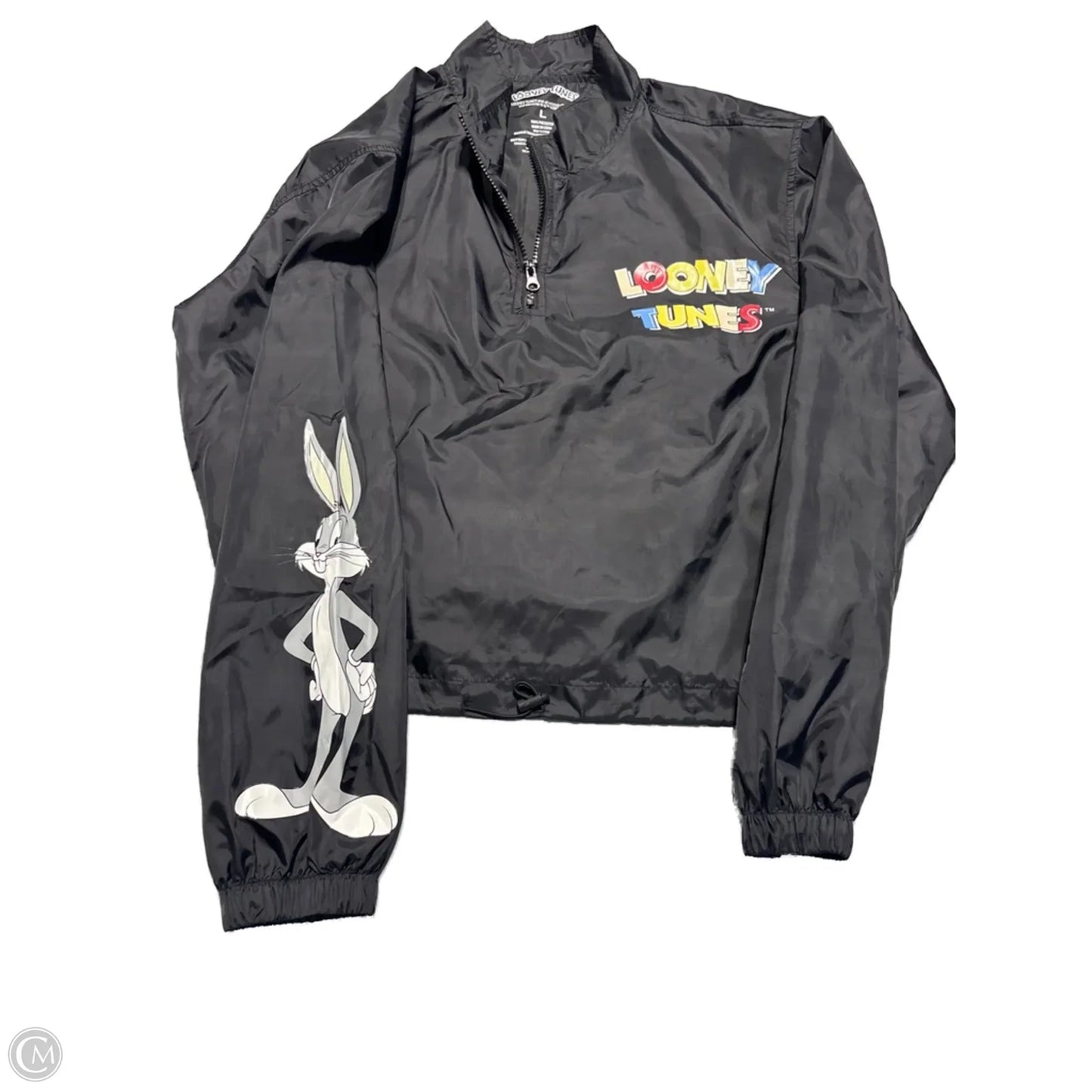 Jacket Windbreaker By Cmf In Black, Size: L