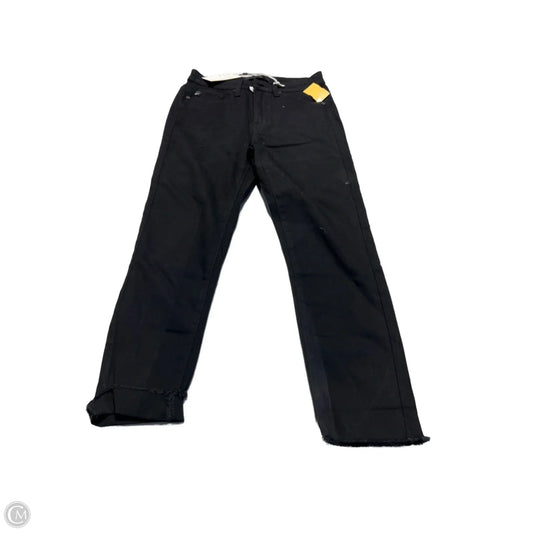 Jeans Cropped By Kancan In Black Denim, Size: 2