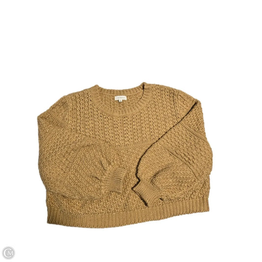 Sweater By Promesa In Tan, Size: S