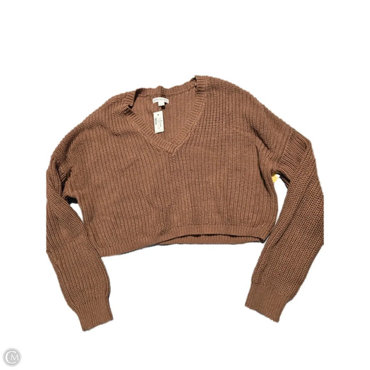 Sweater By Aeropostale In Brown, Size: L