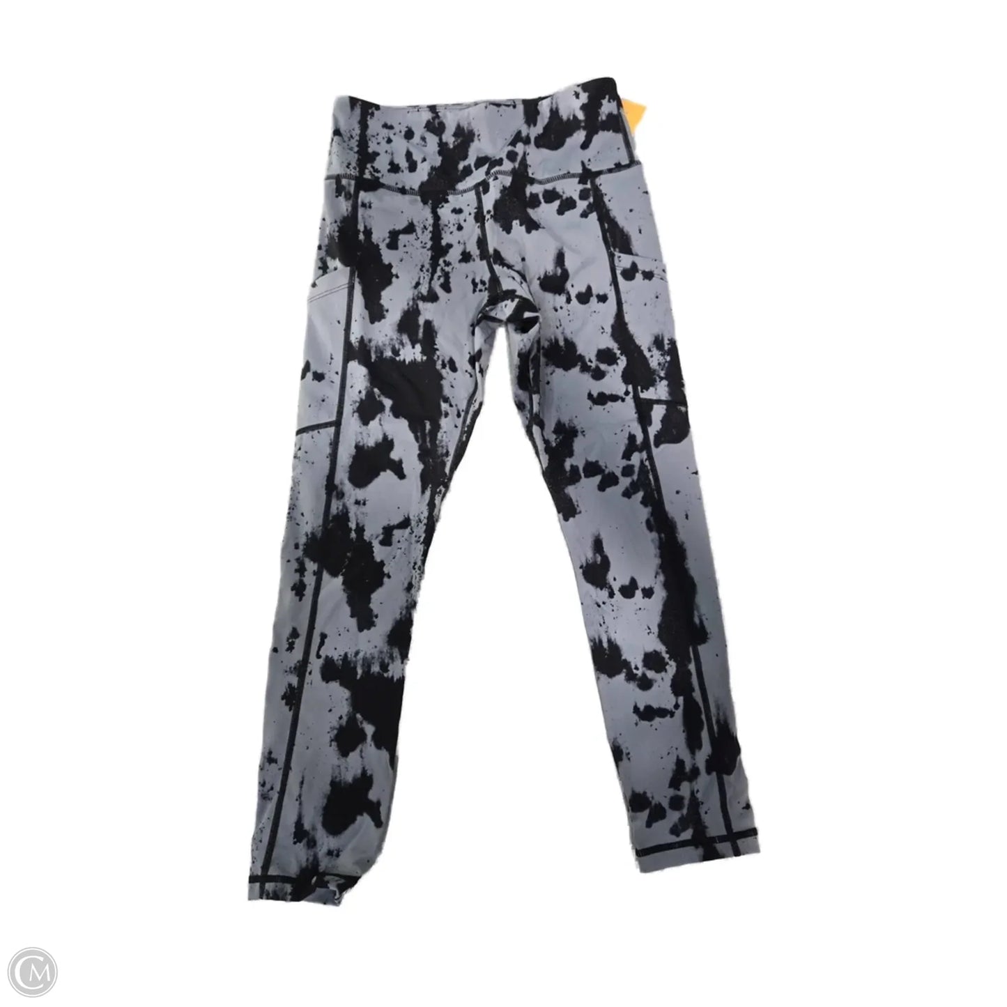 Athletic Capris By Zyia In Tie Dye Print, Size: S