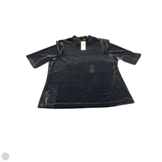 Top 3/4 Sleeve By Banana Republic In Black, Size: Xl