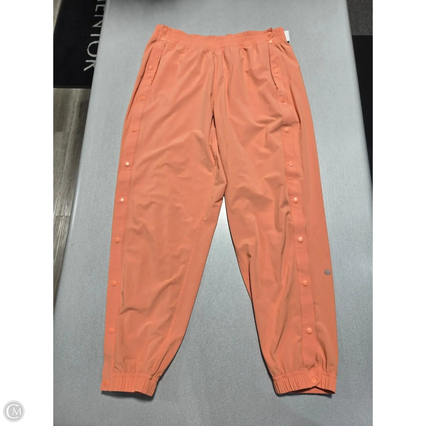 Athletic Pants By Lululemon In Orange, Size: 10