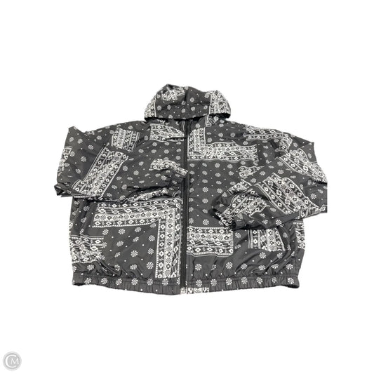 Athletic Jacket By Nike In Black, Size: S