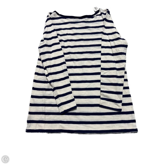 Top 3/4 Sleeve By Old Navy In Striped Pattern, Size: Xs